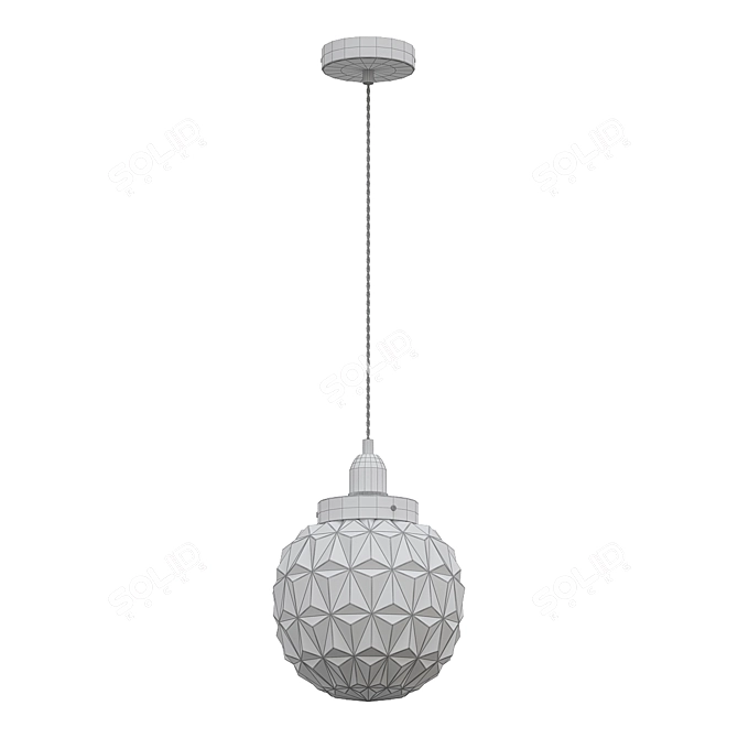 Elegant Alexandra Pendant Light 3D model image 2