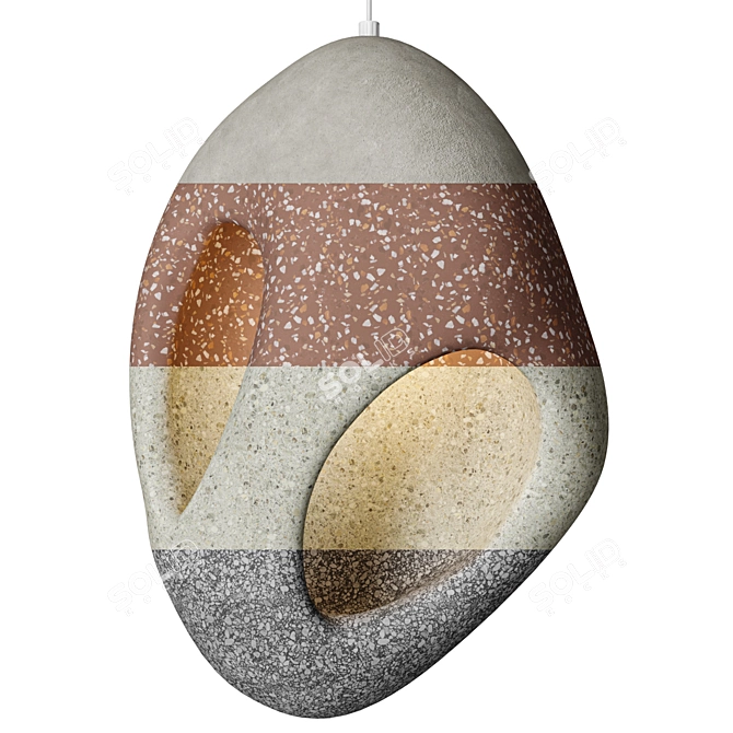 Contemporary Cristina Pendant Light 3D model image 3