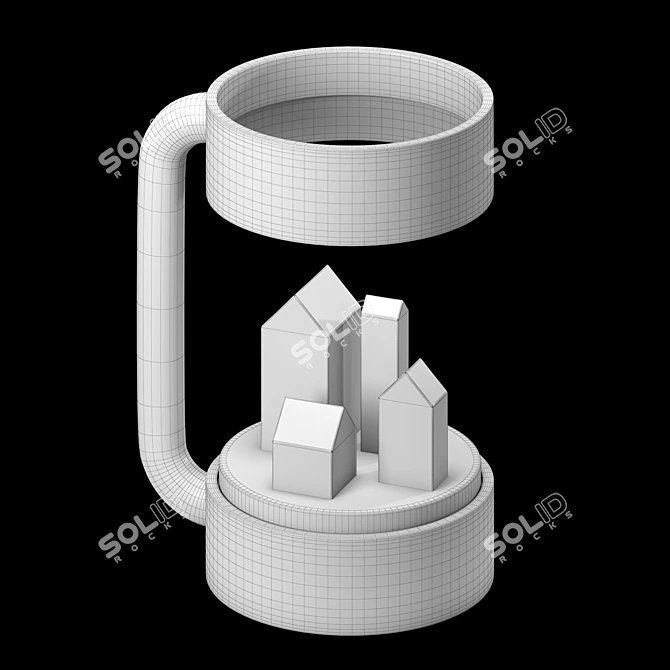 Sleek Contemporary Illumination 3D model image 2