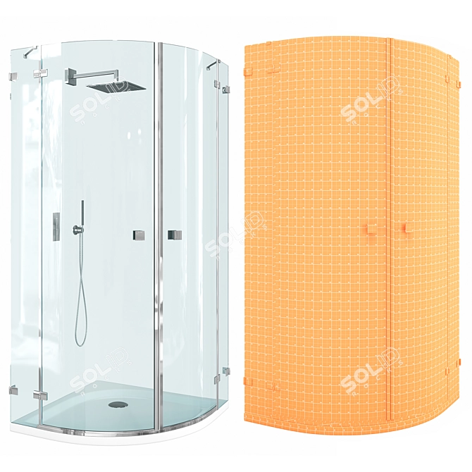 Radaway Shower Enclosure Collection 3D model image 6