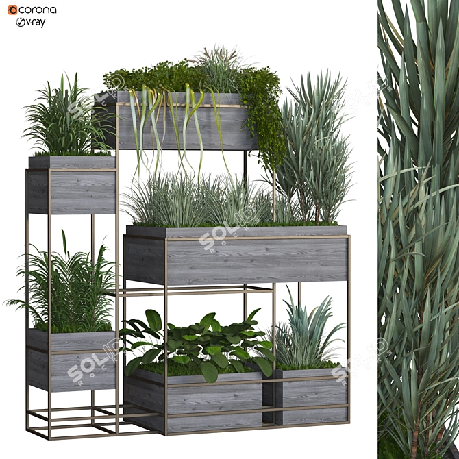 Vertical Plant Set 332 - 2015 3D model image 1