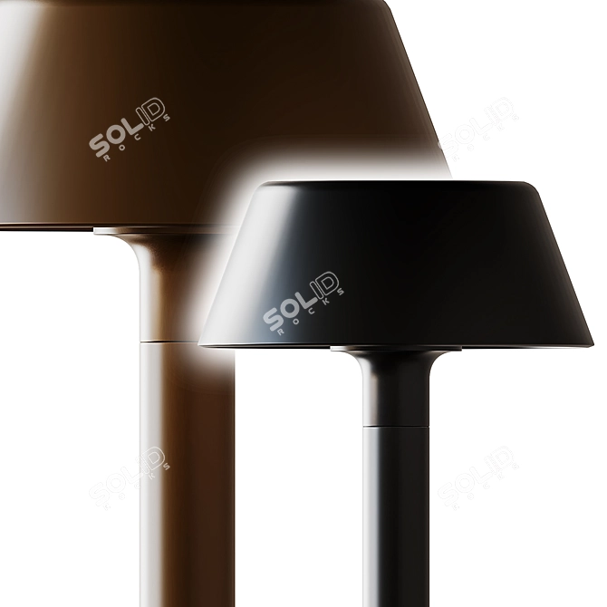 Luminous Outdoor Floor Lamp 3D model image 3