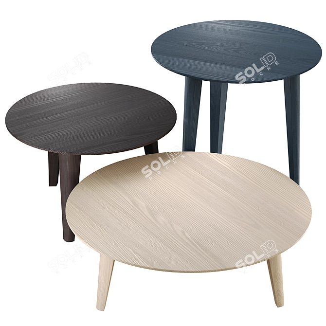 Giellesse Eddy Set 01 Coffee Tables 3D model image 7