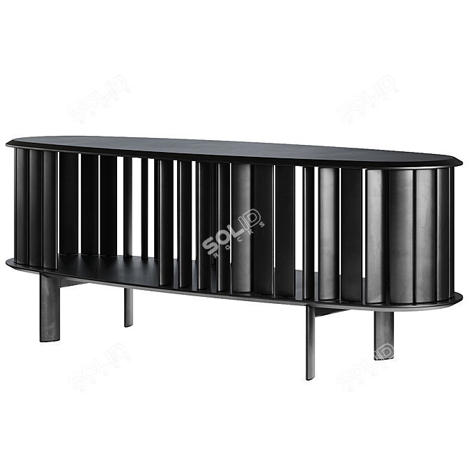 Versatile Free-standing Storage Units 3D model image 3