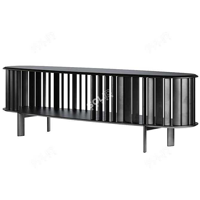 Versatile Free-standing Storage Units 3D model image 4