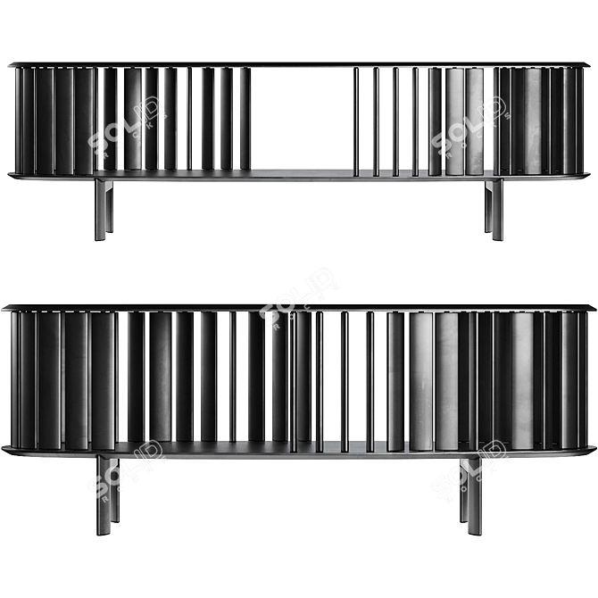 Versatile Free-standing Storage Units 3D model image 6