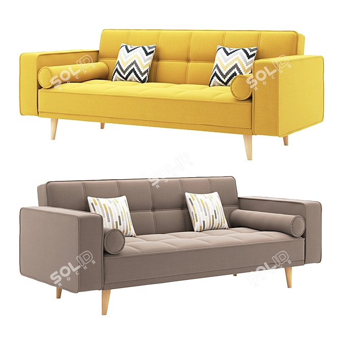 Taylor Modern Sofa Bed 3D model image 1
