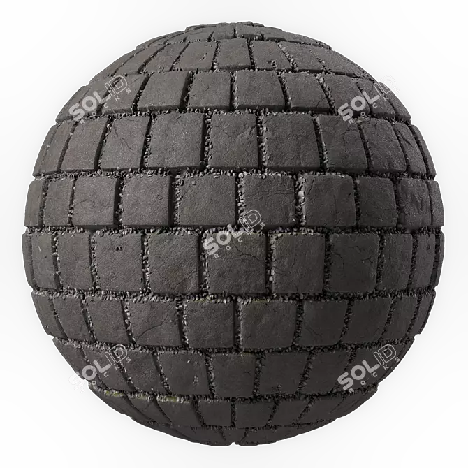 Artisan Slate Stone Paving Kit 3D model image 2