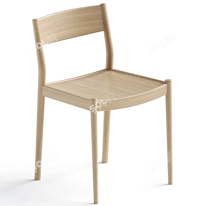 Minimalist NDC03 Cafe Furniture 3D model image 2