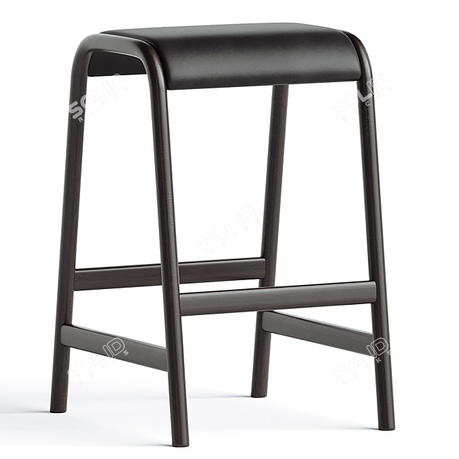 Natadora Aha Counter Stool 3D model image 1