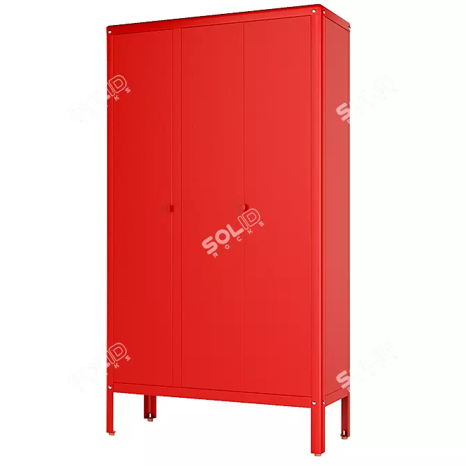 Outdoor Tool Cabinet & Hanger 3D model image 5