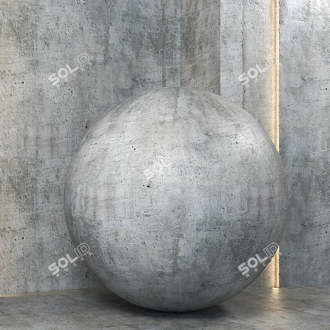 4k Seamless Concrete Tile Textures 3D model image 2