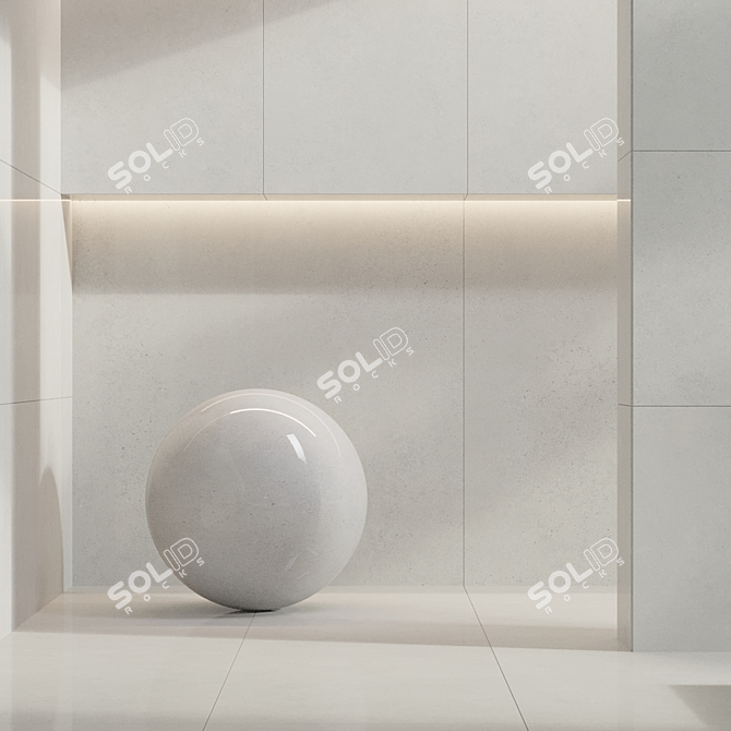 Cifre Porcelain Tile Bundle: Antracite, Cream, Pearl 3D model image 6