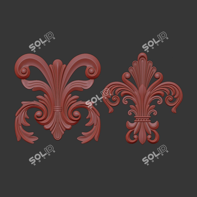  3D Max Ornament Model 67 3D model image 7