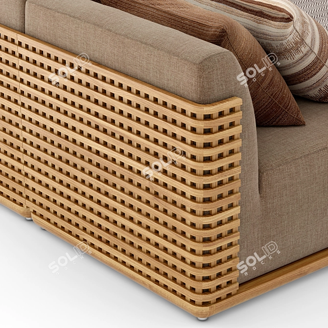 RH Trelica Daybed: Modern Comfort 3D model image 3