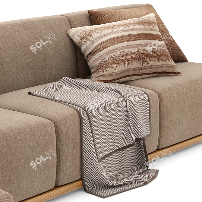  Stylish RH Trelica Modular Sofa 3D model image 3