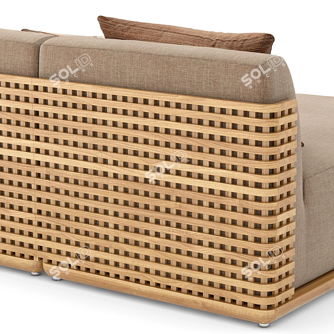  Stylish RH Trelica Modular Sofa 3D model image 4