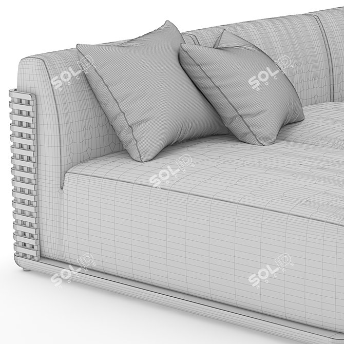  Stylish RH Trelica Modular Sofa 3D model image 5