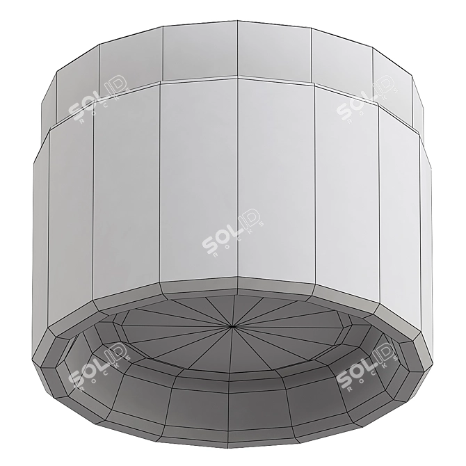 Elegant Dimple Wall Light 3D model image 3