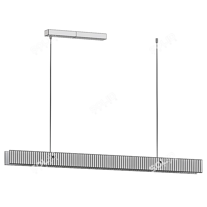 Elegant Vidrio Pendant Lighting 3D model image 3