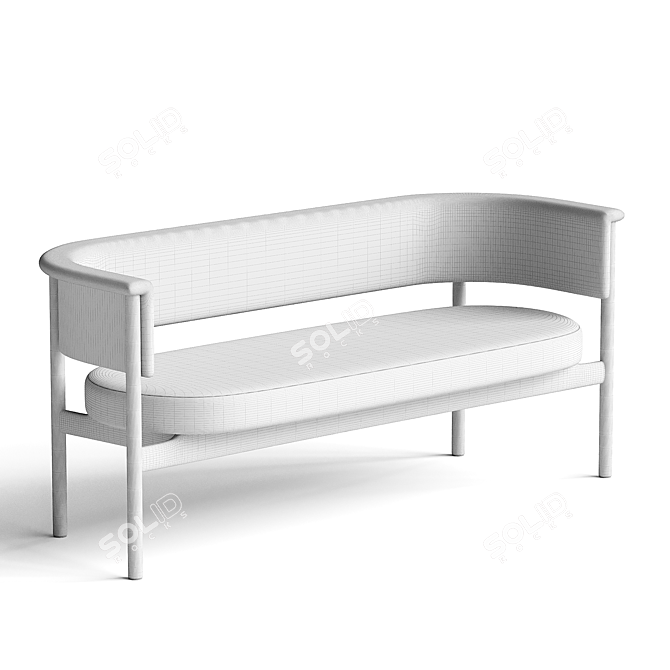 Modern Designer N-CC02 Sofa 3D model image 3