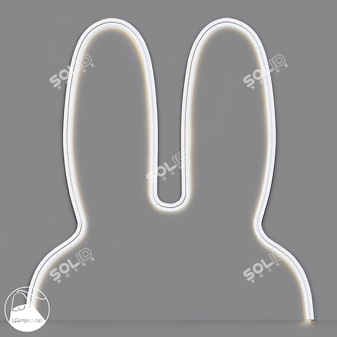 Bunny B Table Lamp 32cm 3D model image 2