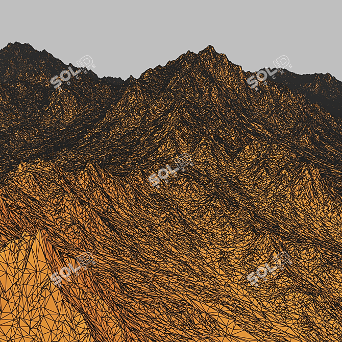  Mountains Big N4 3D Model 3D model image 7