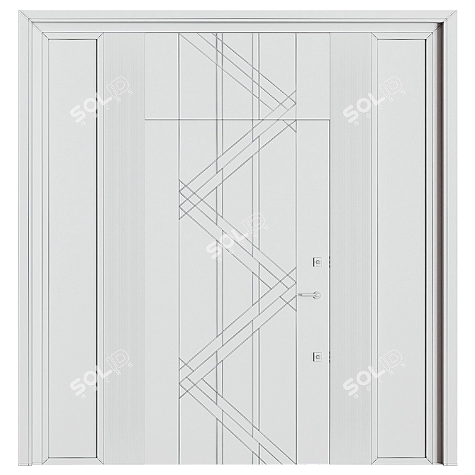 Bastion-S Steel Doors - Model 2017 3D model image 4