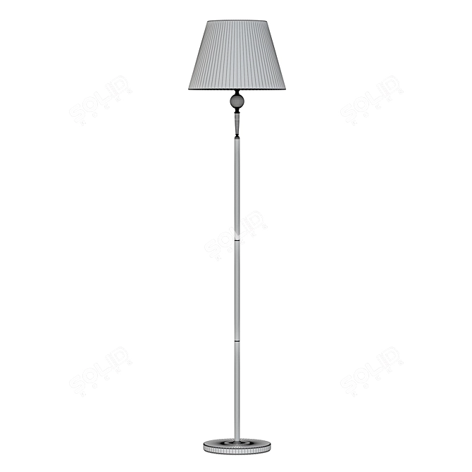 Modern Freya Rosemary Floor Lamp 3D model image 6