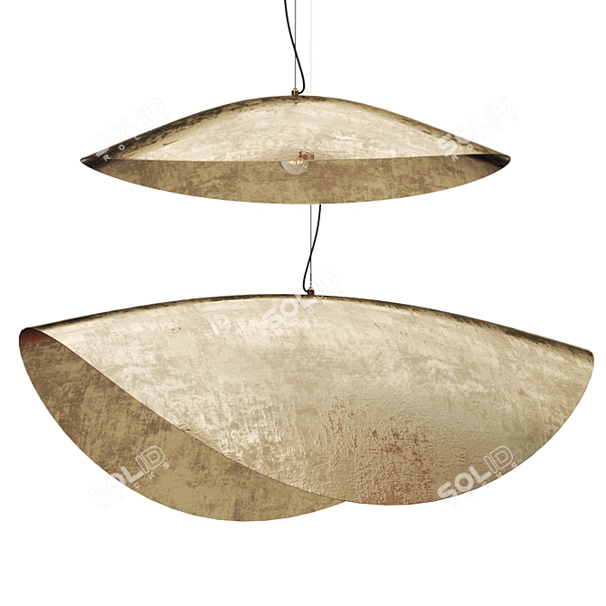 Gervasoni Brass & Silver Set 3D model image 2