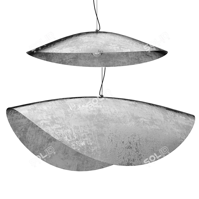 Gervasoni Brass & Silver Set 3D model image 3