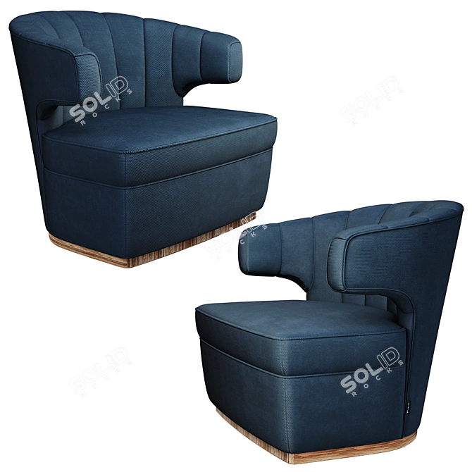 TANAGRA Arne Accent Chair 3D model image 2