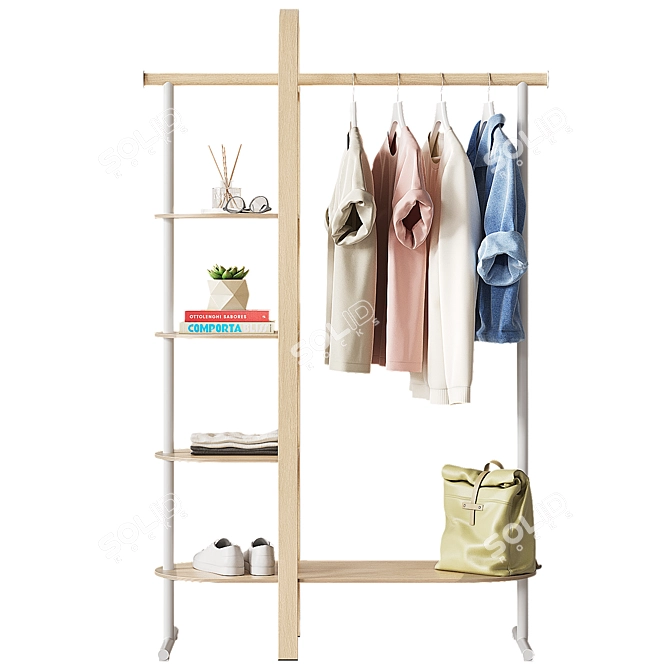 Bellwood Garment Rack - UMBRA 3D model image 4