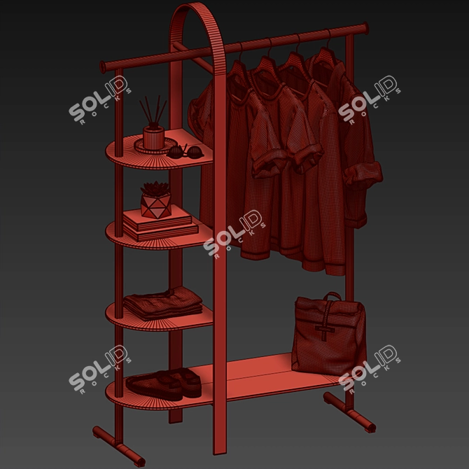 Bellwood Garment Rack - UMBRA 3D model image 6