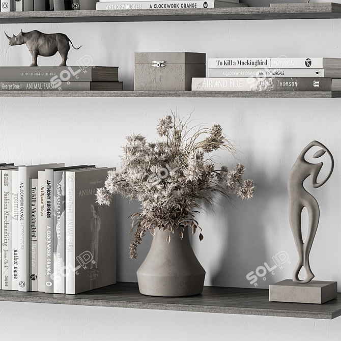 Chic Wall Decor Set 135 3D model image 2