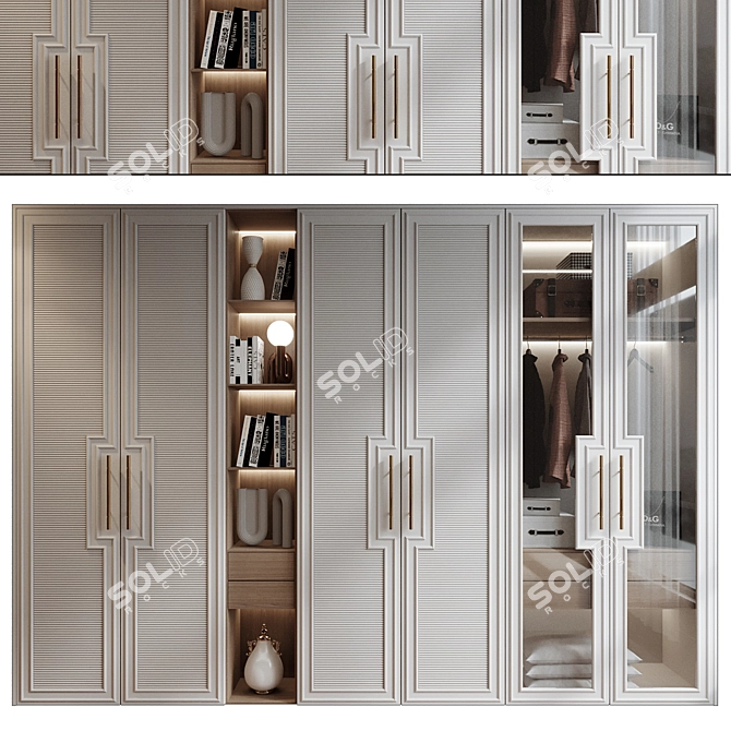 Modern Decor Furniture Set 3D model image 1
