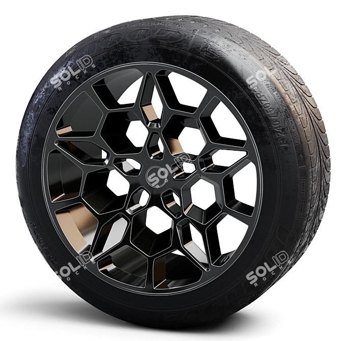 Sleek Forged Wheels 3D Model 3D model image 2