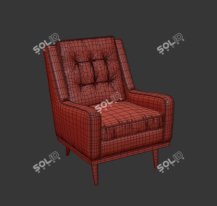 Translated description: "Reset X-Form, apply Turbosmooth"

Chic Reset Armchair Design 3D model image 5