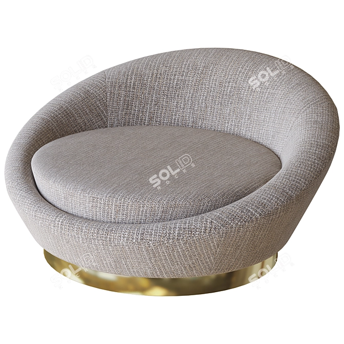 Elegant 3D model sofa Eichholtz 3D model image 1