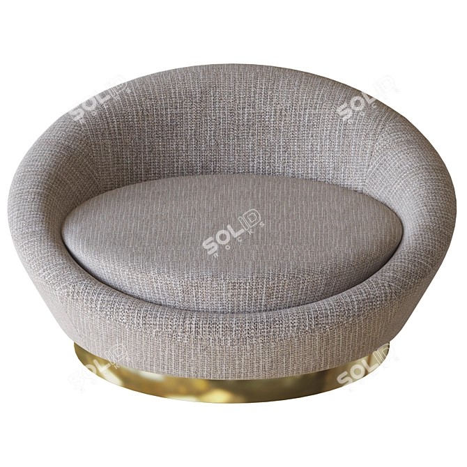 Elegant 3D model sofa Eichholtz 3D model image 2