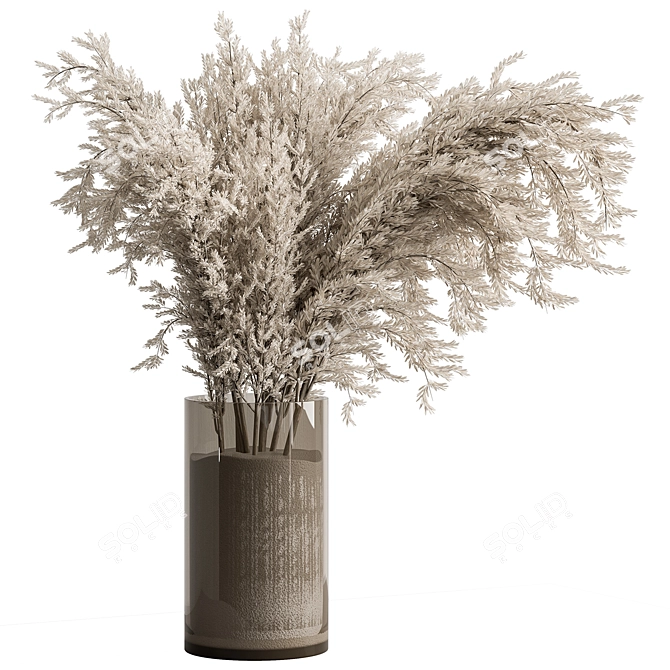 Pampas 104: Dried Plant Decor 3D model image 1