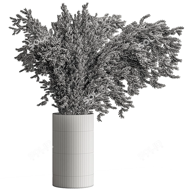Pampas 104: Dried Plant Decor 3D model image 3