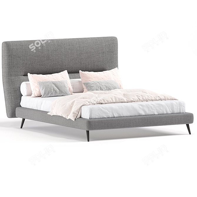 Modern Twils Bed Design 3D model image 3