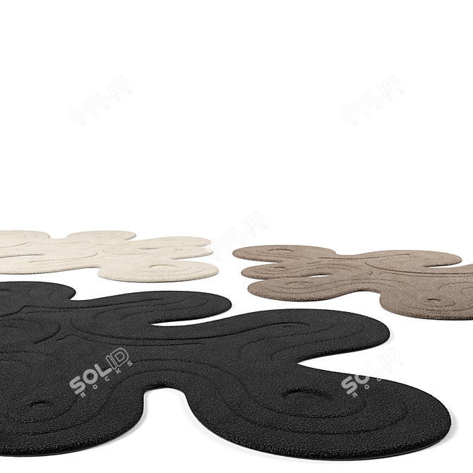 Soothing Dune Rug Collection 3D model image 6