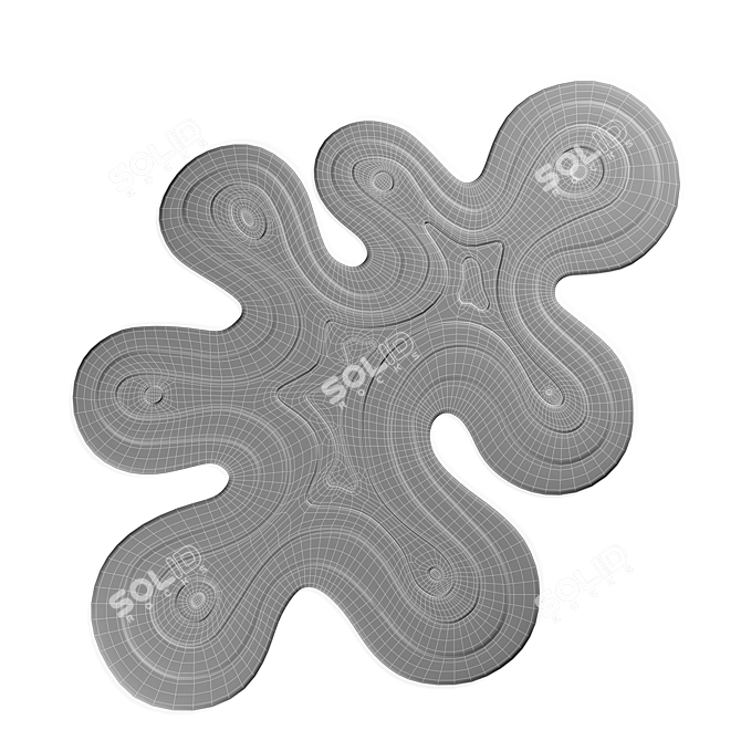 Soothing Dune Rug Collection 3D model image 7