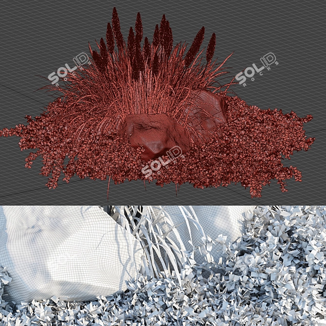 Ultimate Outdoor Plants Collection Vol.205 3D model image 6