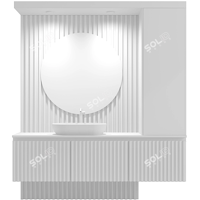 Bathroom Furniture 3D Models Archive 3D model image 2