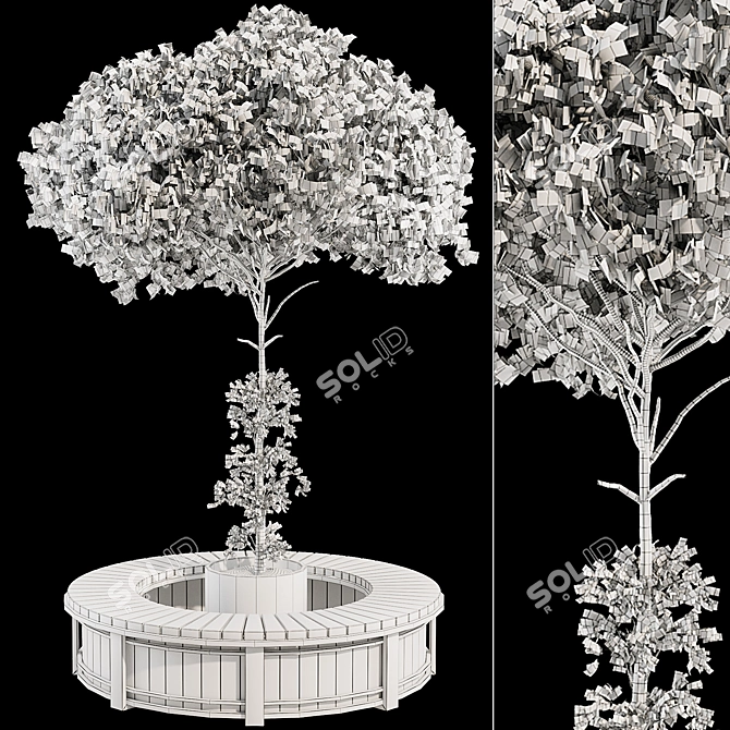 Citrus Garden Lemon Tree 126 3D model image 7