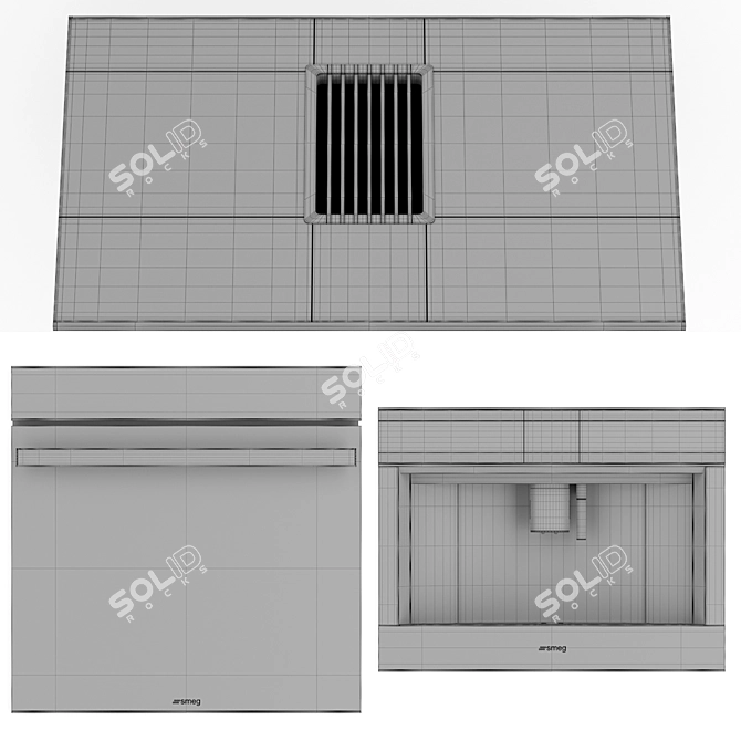 Versatile 3D Kitchen Appliance Set 3D model image 6