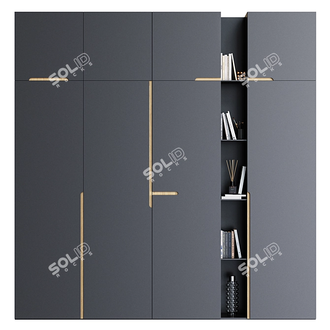 Аrtisan-Style Wardrobe Set 3D model image 2